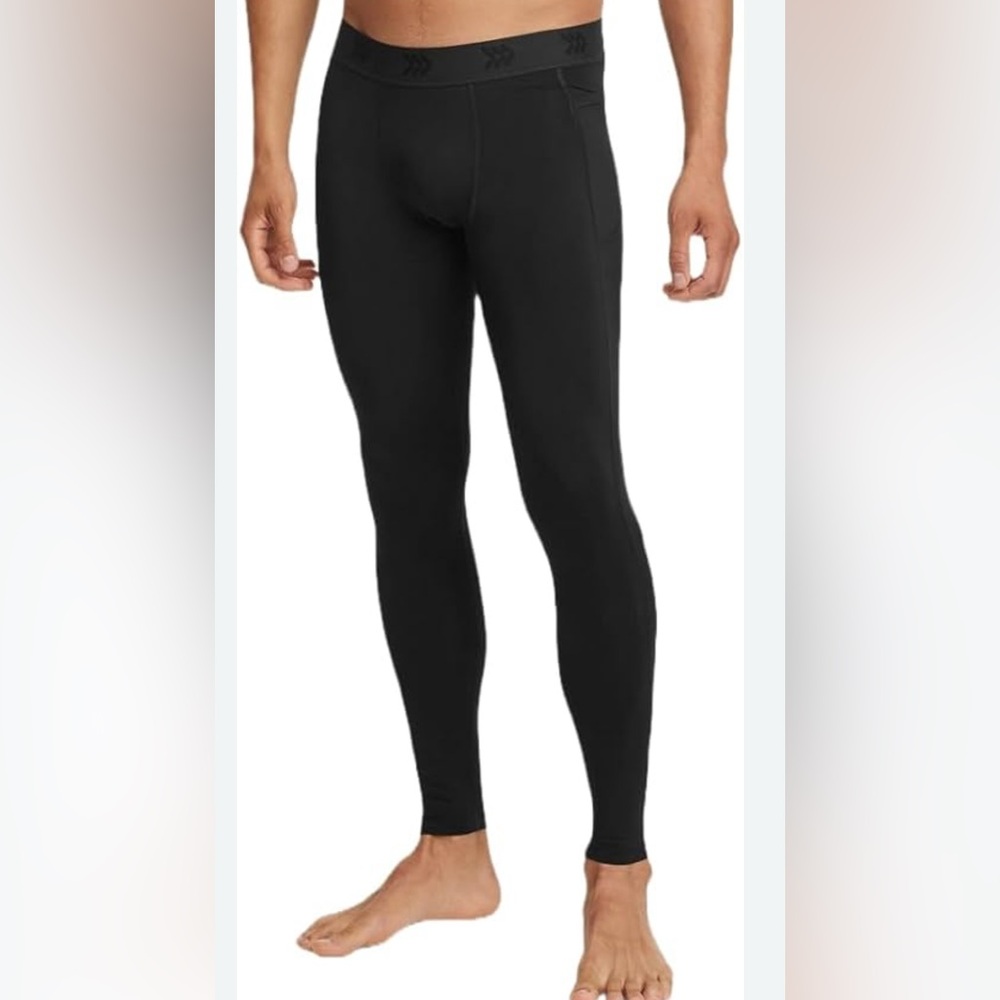 All in Motion Men's Mid Weight Thermal Pants OLIVE Green XXL 44-46 NEW